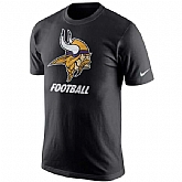 Minnesota Vikings Nike Facility WEM T-Shirt - Black